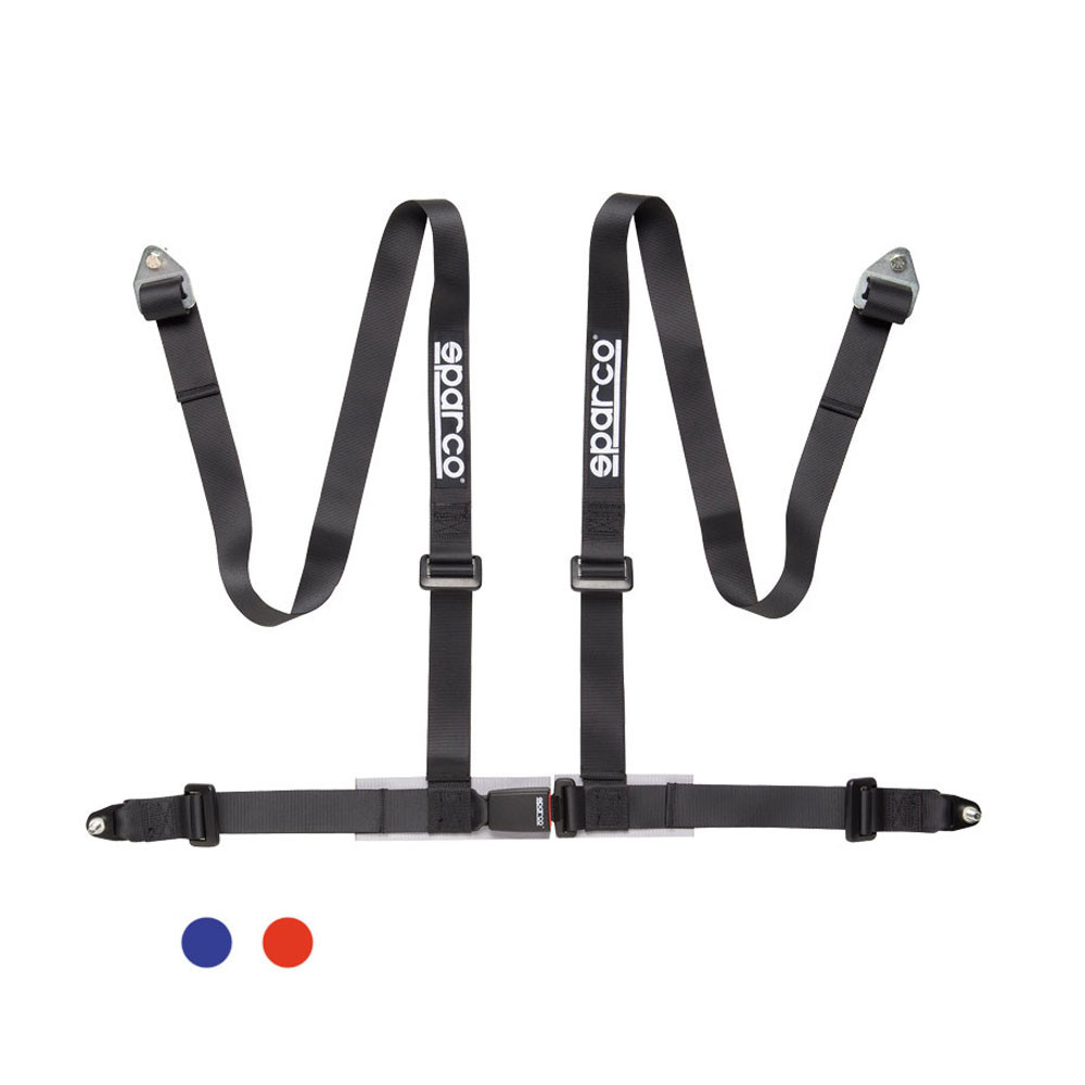 Harnais Sparco Club H-4 2" 4pts ECE - 04604BV1.N - 04604BV1NR - 8033280281960