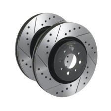 Tarox SJ solid drilled and grooved front brake disks Toyota Avensis 2.0 D-4D 126cv 2006/03-2008/11 - TA-3738-SJ - SJ 3738 - 3661768897911