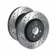 Dischi freno Tarox anteriore solido SJ perforati e baffati FIAT Croma (154A) 1.6 (Non ABS) 85-89