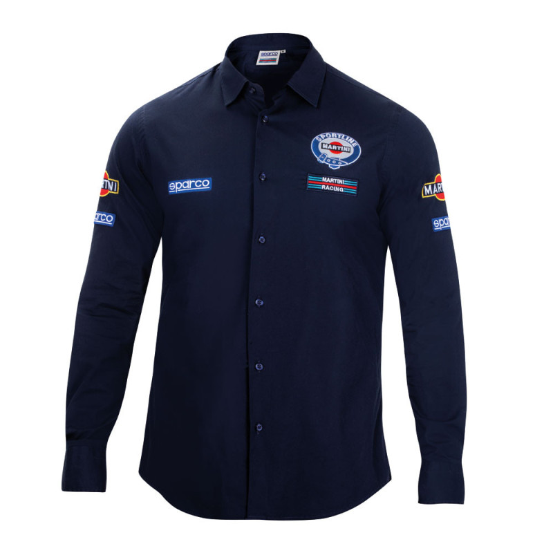 Camicia a maniche lunghe Sparco Martini Racing - 01277MR.BL.S - 01277MRBI1S - 8033280392246