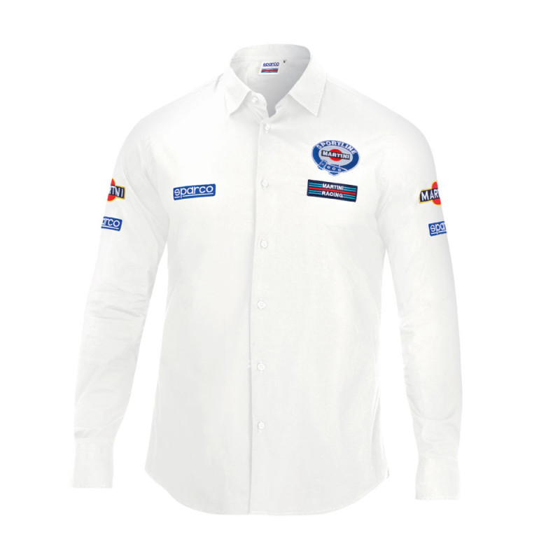 Camicia a maniche lunghe Sparco Martini Racing - 01277MR.BL.S - 01277MRBI1S - 8033280392246