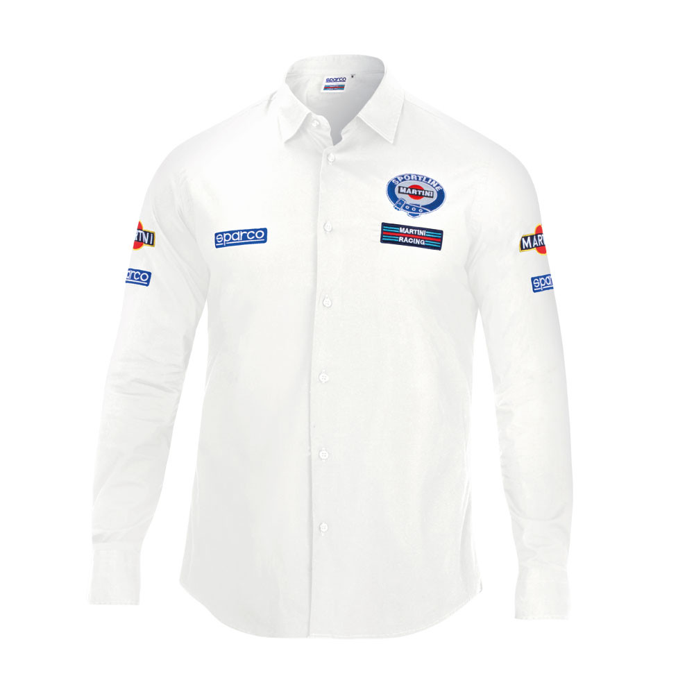Sparco Martini Racing shirt met lange mouwen - 01277MR.BL.XS - 01277MRBI0XS - 8033280392246