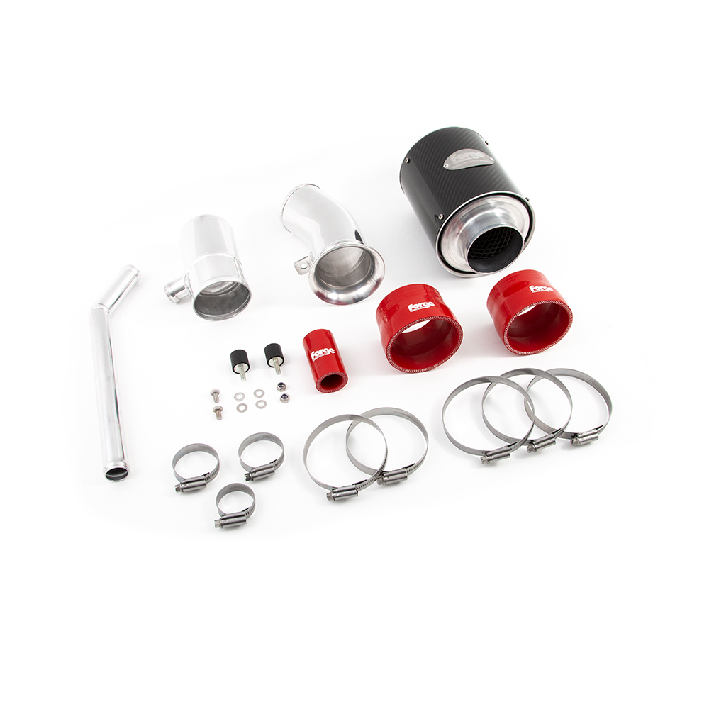 Forge Direct Intake Kit for Fiat 500 Abarth with pleated filter - FO-FMINDF500-P.R - FMINDF500-RED-PLE - 3661768024553