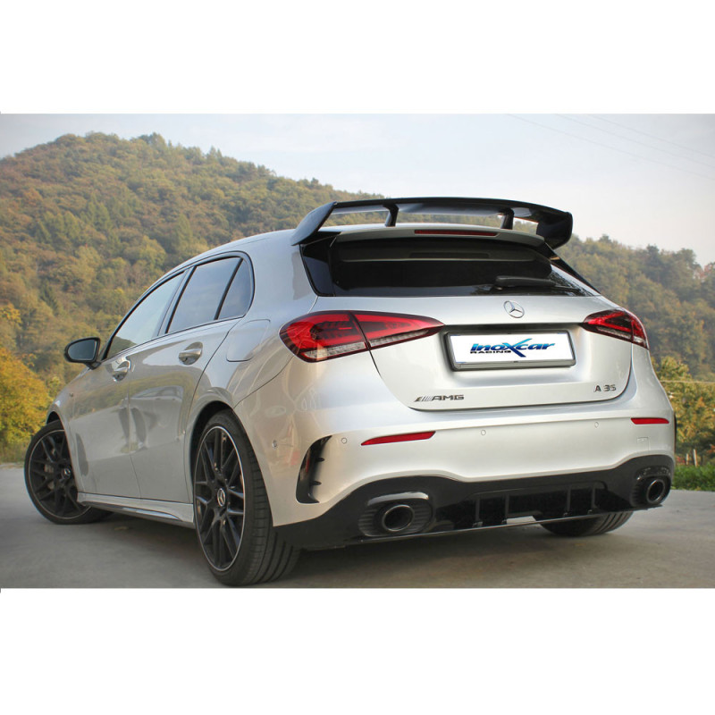 Roestvrijstalen terminal zonder geluiddemper Mercedes A-klasse 35 AMG - IC-MEA33 - MEA.33 - 3661768560198