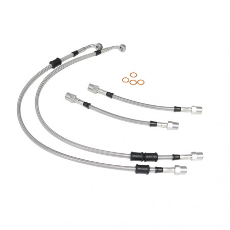 Kit Flexibles de Frein Durite Aviation Complet Goodridge Lexus IS 200 Après 1999 4 Pièces