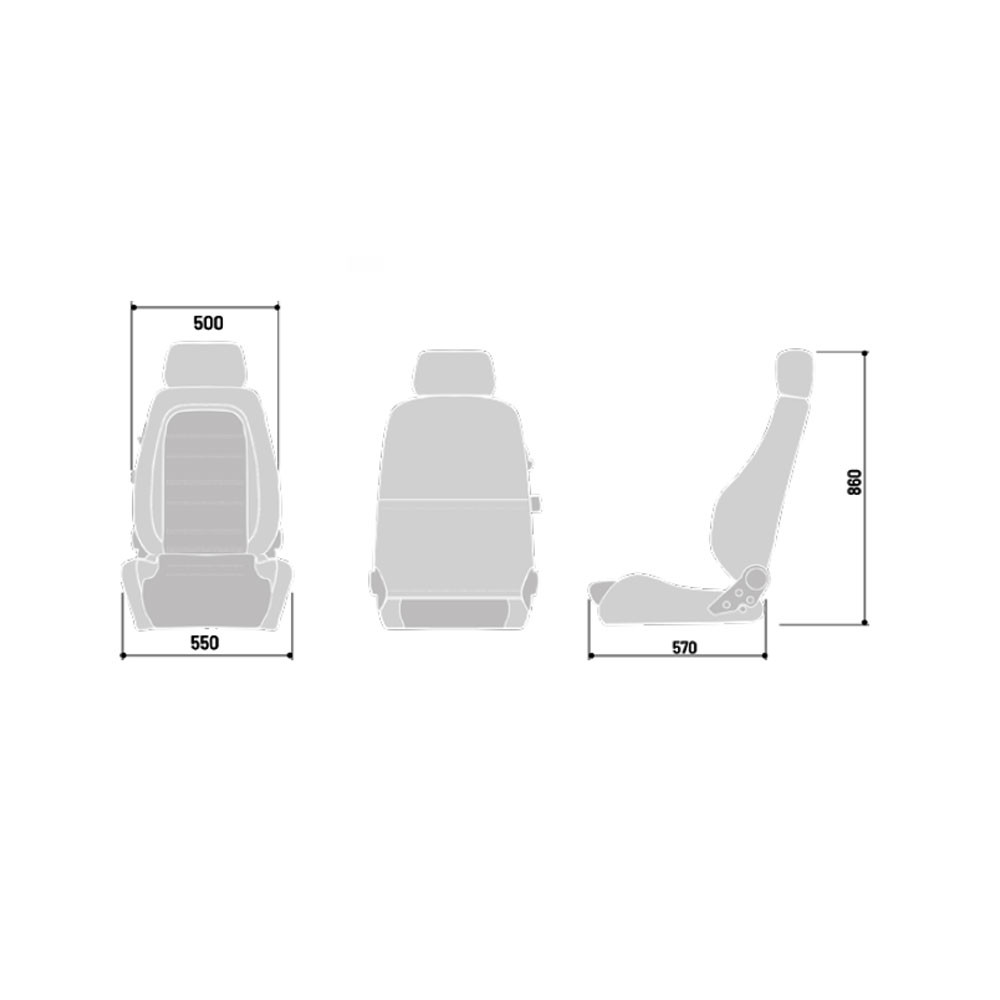 Scaun scoică GT Sparco - 009012NR - 009012NR - 8033280394837