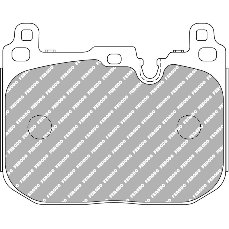 Ferodo DS3.12 remblokken voor BMW 1 Reeks 114 d 10.12 - Brembo remklauw - F-CP4611G - FCP4611G - 3666618000039