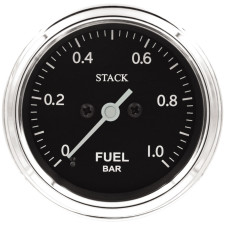 Stack Classic 52mm benzinedrukmeter 0-1b elektrisch - ST-3303C - ST3303C - 3661768625279