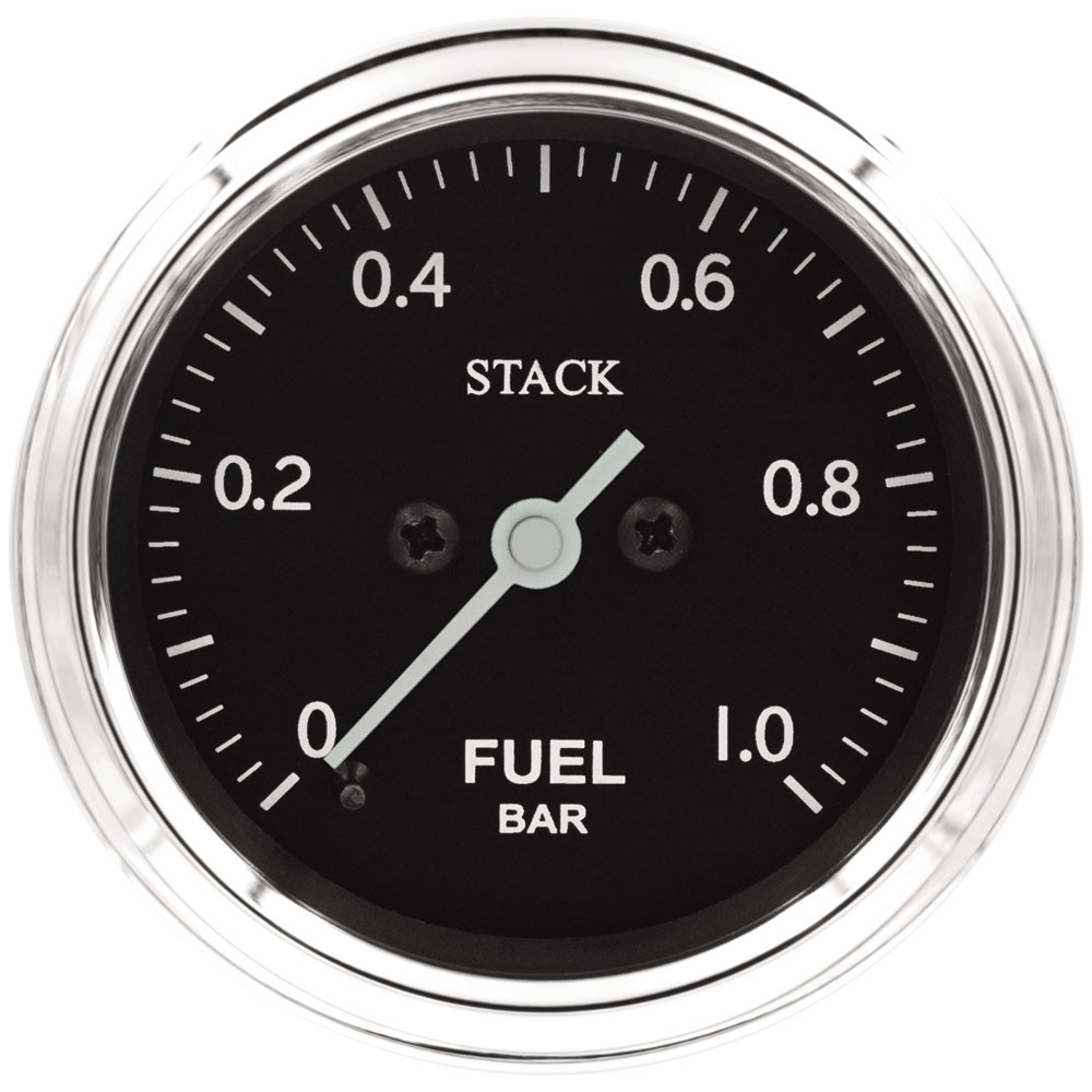 Stack Classic 52mm fuel pressure gauge 0-1b electric - ST-3303C - ST3303C - 3661768625279