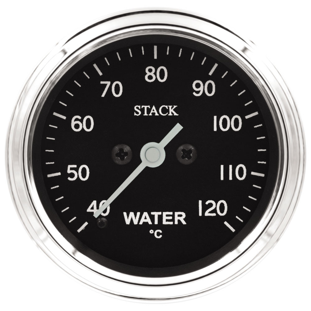 Stack Classic 52mm water temperature gauge 40-120°C 10x100 electric - ST-3307C - ST3307C - 3661768625293