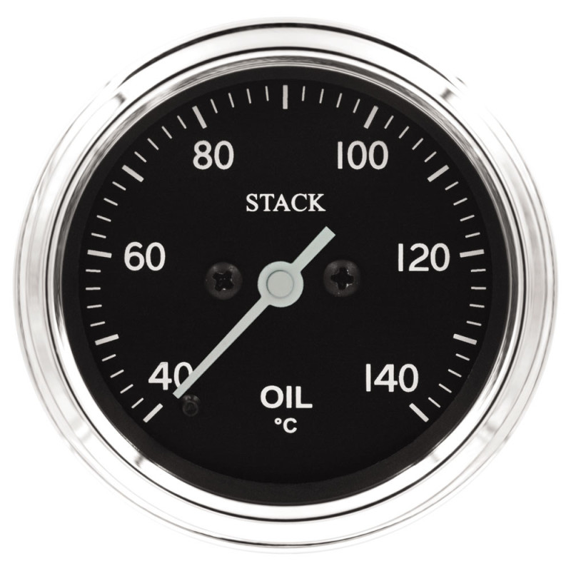 Drukmeter Stack Classic 52mm olietemperatuur 40-140°C 10x100 elektrisch - ST-3309C - ST3309C - 3661768625309