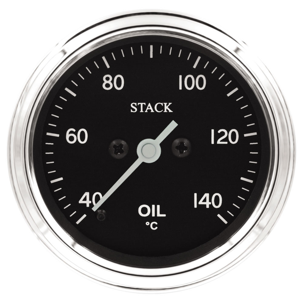 Manomètre Stack Classic 52mm température d'huile 40-140°C 10x100 électrique - ST-3309C - ST3309C - 3661768625309