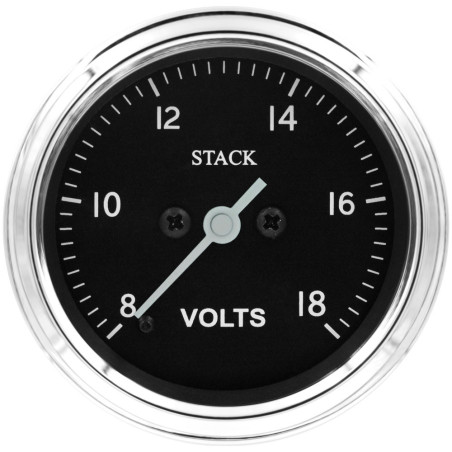 VEGA Manomètre Voltmètre Numérique 52 Mm 8-18V – Avec LED Alarme Batterie – Monitoring Précis Moto/Voiture