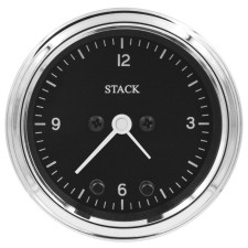 Stack Classic 52mm analoge klok met zwarte achtergrond - ST-3317C - ST3317C - 3661768625347