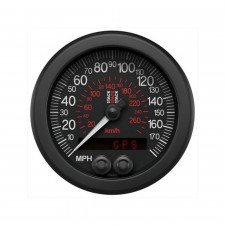 Tachimetro GPS Stack 88mm nero 0-180mph e 290km/ora