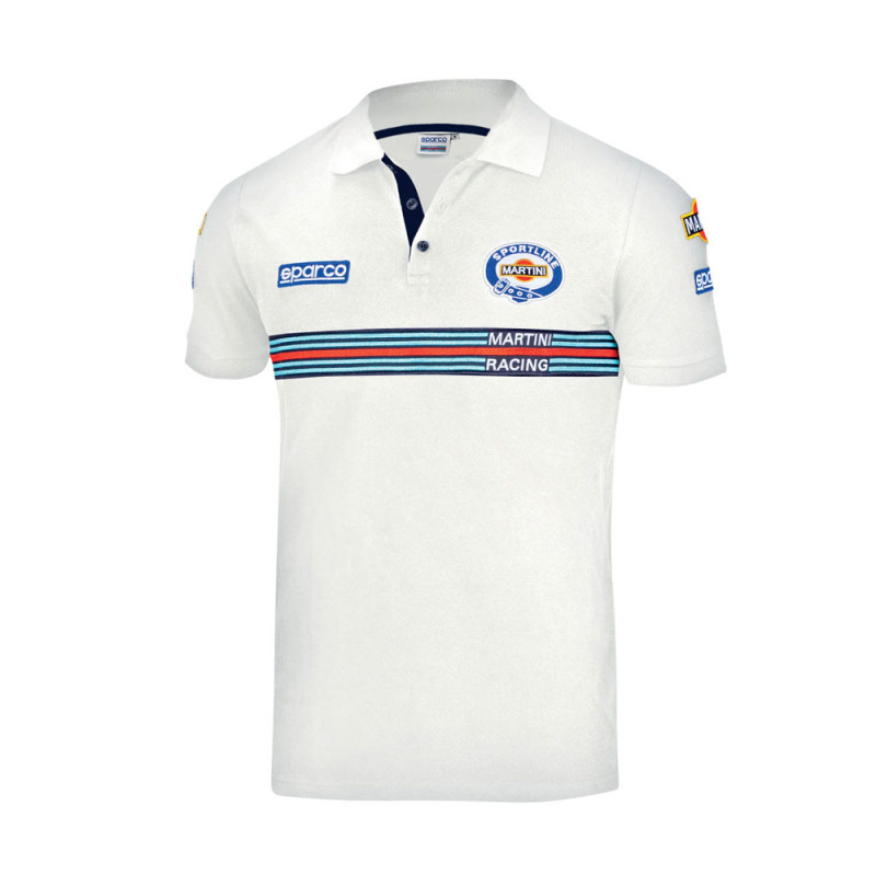 Sparco Martini Racing Replica polo - 01275MR.BL.M - 01275MRBI2M - 8033280391171