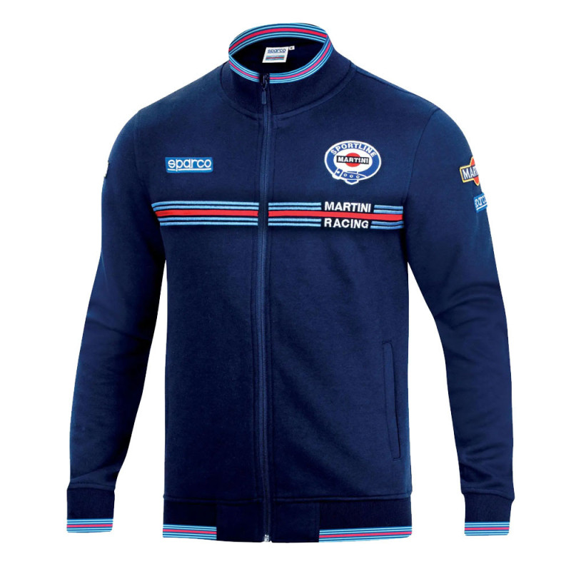 Felpa con zip Martini Racing - 01278MR.G.3XL - 01278MRGR6XXX