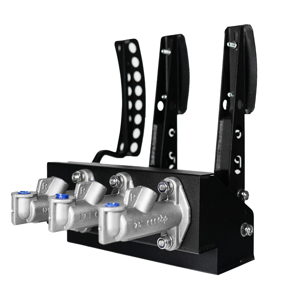 3-pedaals crankstel OBP met hoofdremcilinder - OBP-KC001 - OBPKC001 - 3661768384374