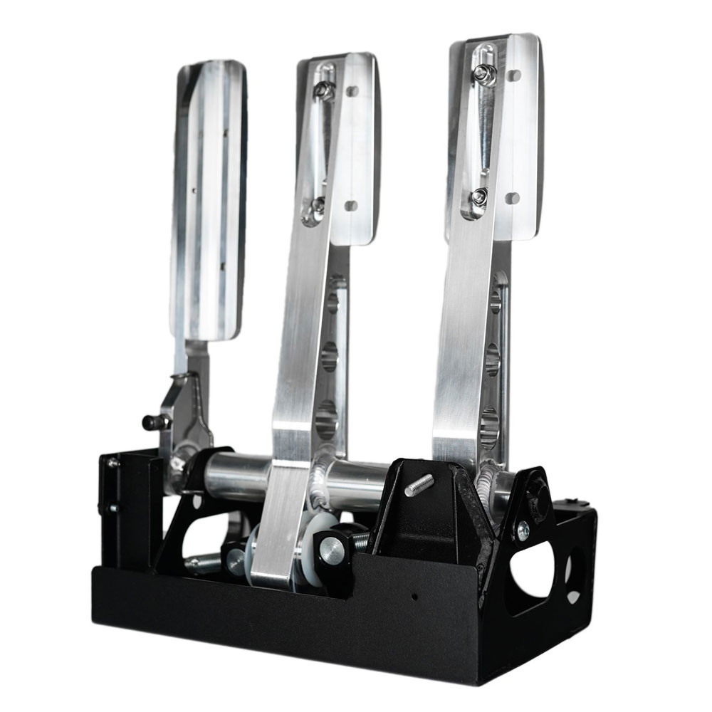 OBP 3 pedals pedalbox 4.05:1-5.45:1 without Master Cylinder - OBP-0002PRC - OBP0002PRC - 3661768583395