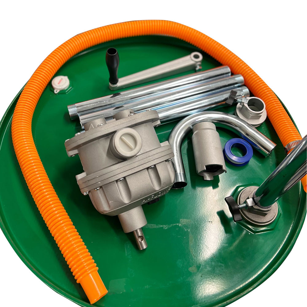 Pompă manuală rotativă GT2i Race & Safety pentru butoi de combustibil/etanol/ulei 1T/1L, demontabilă - M-POMPE-FUT-3 - 3661768311721
