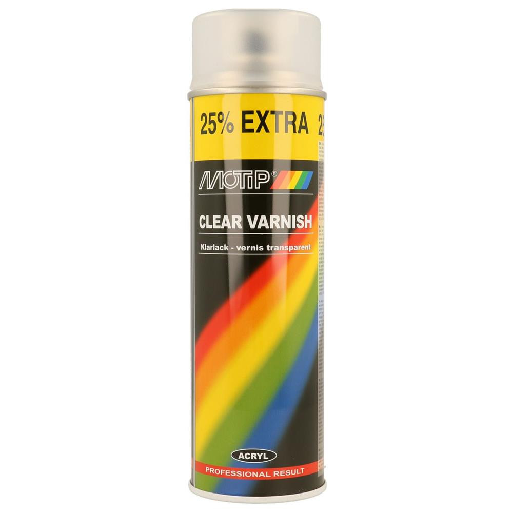 Blanke Matte Lak MOTIP Serie 4000 500ml - MTP-04000 - 04000 - 8711347236565