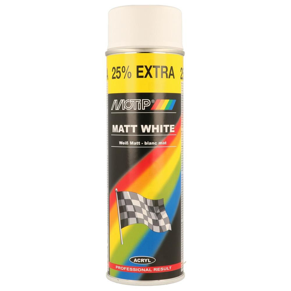 Peinture Blanche Mat MOTIP 4000 Series 500ml - MTP-04002 - 04002 - 8711347172481