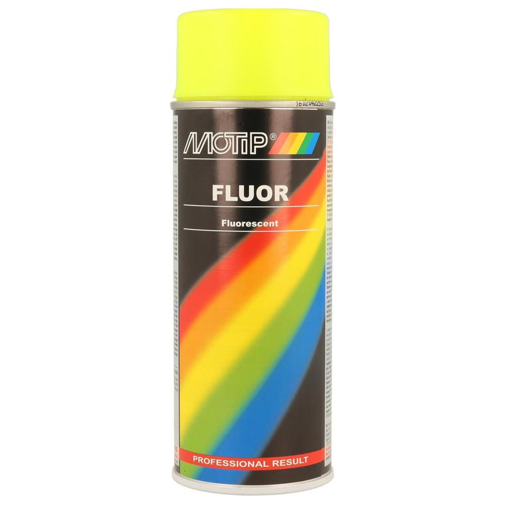 Peinture fluo Jaune MOTIP 4000 Series 400ml - MTP-04022 - 04022 - 8711347040223