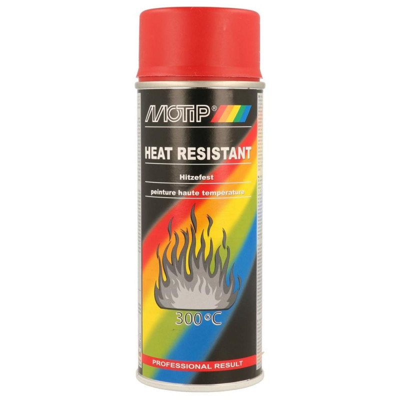 Hoge temperatuur verf Rode MOTIP 4000 Series 400ml - MTP-04040 - 04040 - 8711347088423