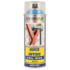 Spuitverf RAL 5012 MOTIP RAL 400ml - MTP-07014 - 07014 - 8711347070145