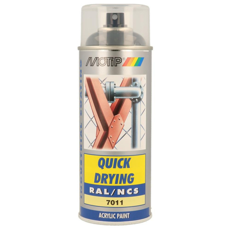RAL 7011 spuitverf MOTIP RAL 400ml - MTP-07019 - 07019 - 8711347070190