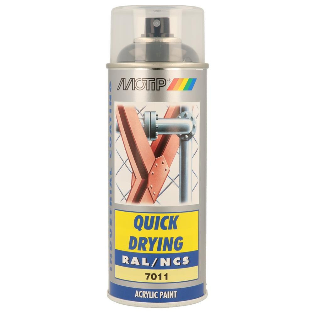 Peinture aérosol RAL 7011 MOTIP RAL 400ml - MTP-07019 - 07019 - 8711347070190