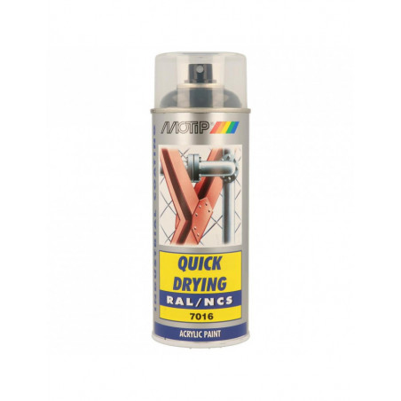 Peinture aérosol RAL 7016 MOTIP RAL 400ml Peinture aérosol RAL 7016 MOTIP RAL 400ml