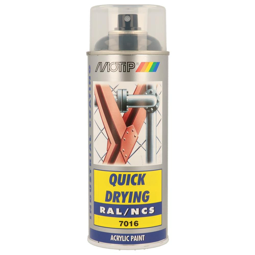 RAL 7016 spuitverf MOTIP RAL 400ml - MTP-07020 - 07020 - 8711347070206