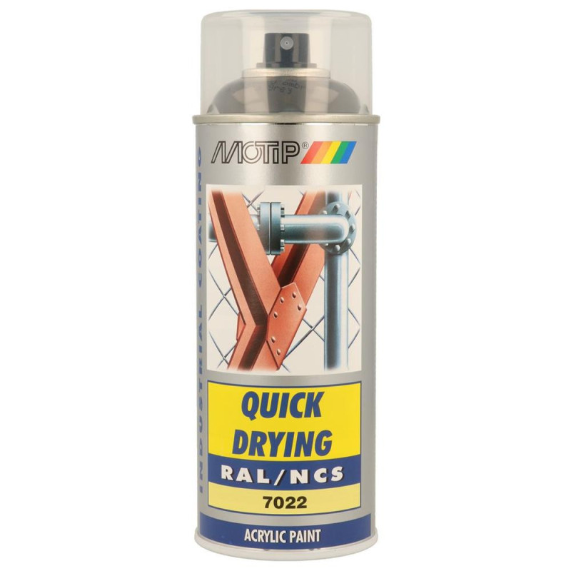 RAL 7022 spuitverf MOTIP RAL 400ml - MTP-07025 - 07025 - 8711347110544