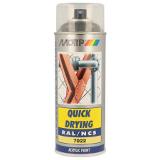 RAL 7022 spuitverf MOTIP RAL 400ml - MTP-07025 - 07025 - 8711347110544