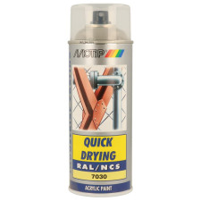 Spuitverf RAL 7030 MOTIP RAL 400ml - MTP-07030 - 07030 - 8711347070305
