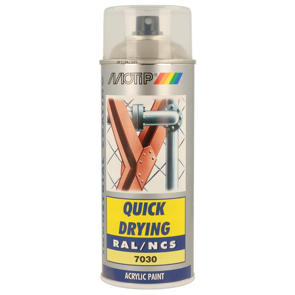 Vopsea în aerosol RAL 7030 MOTIP RAL 400 ml - MTP-07030 - 07030 - 8711347070305