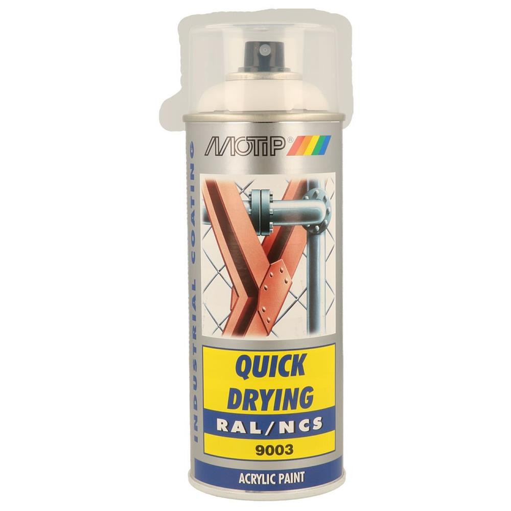 Vernice aerosol RAL 9003 MOTIP RAL 400ml - MTP-07042 - 07042 - 8711347070428