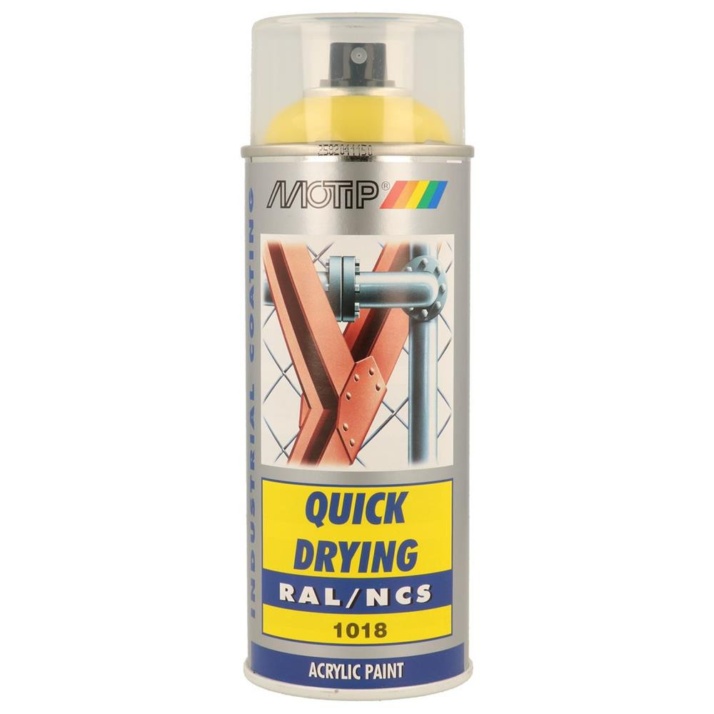 Vernice aerosol RAL 1018 MOTIP RAL 400ml - MTP-07063 - 07063 - 8711347070633