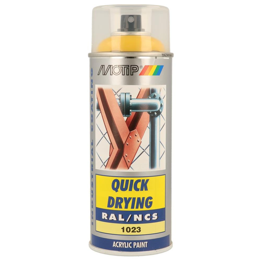Aerosol paint RAL 1023 MOTIP RAL 400ml - MTP-07071 - 07071 - 8711347070718