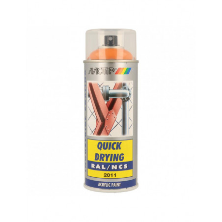 Peinture aérosol RAL 2011 MOTIP RAL 400ml Peinture aérosol RAL 2011 MOTIP RAL 400ml