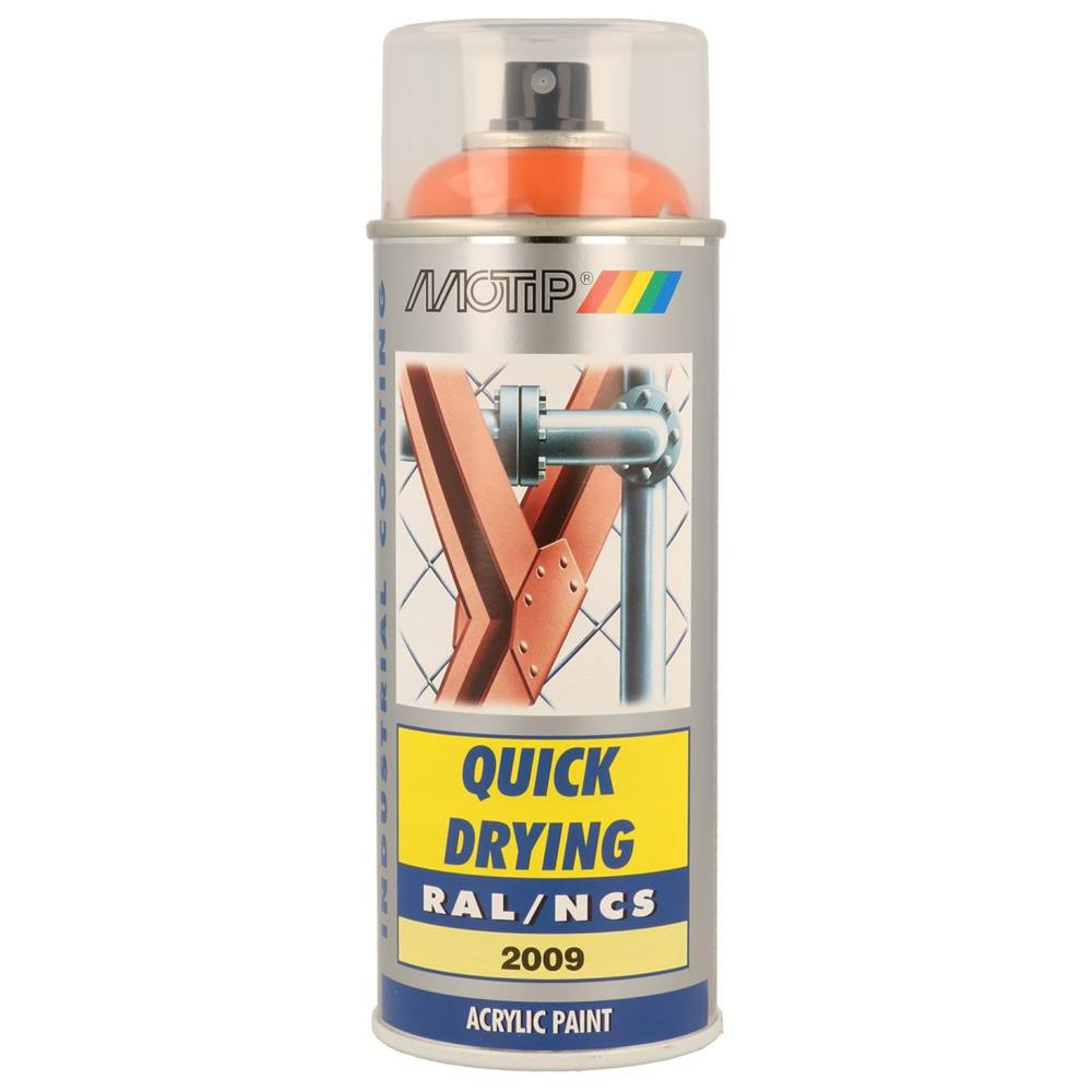 Vopsea în aerosol RAL 2009 MOTIP RAL 400 ml - MTP-07082 - 07082 - 8711347070824
