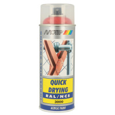RAL 3000 spuitverf MOTIP RAL 400ml - MTP-07090 - 07090 - 8711347070909