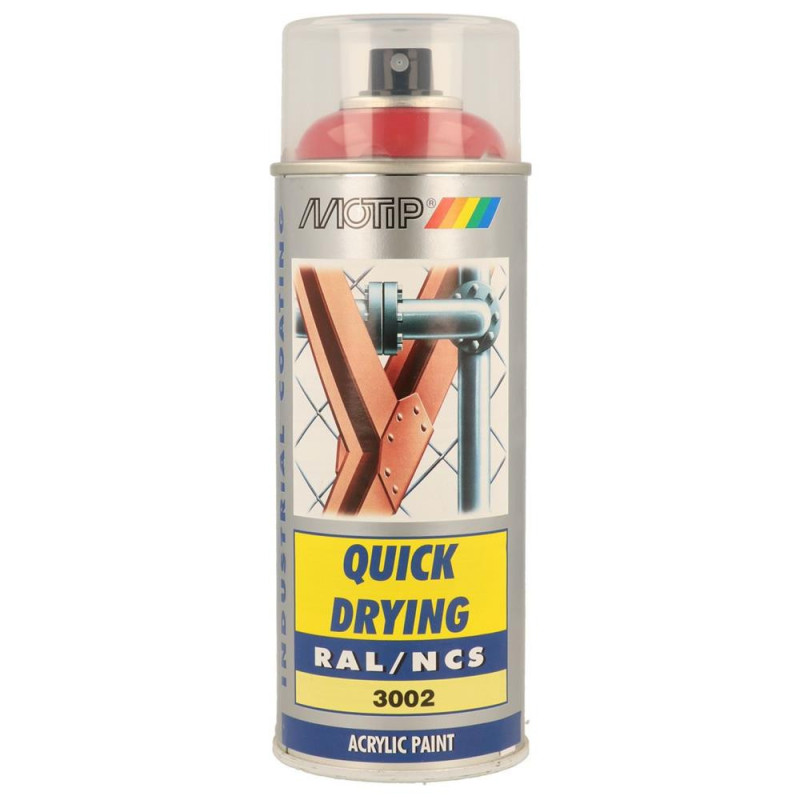 RAL 3002 spuitverf MOTIP RAL 400ml - MTP-07096 - 07096 - 8711347070961