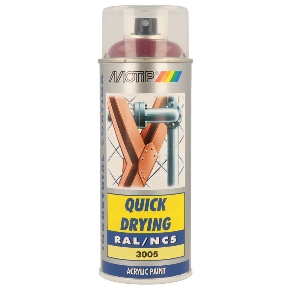 RAL 3005 spuitverf MOTIP RAL 400ml - MTP-07108 - 07108 - 8711347071081