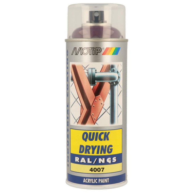RAL 4007 spuitverf MOTIP RAL 400ml - MTP-07125 - 07125 - 8711347128419