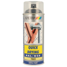 Spuitverf RAL 7021 MOTIP RAL 400ml - MTP-07149 - 07149 - 8711347128778
