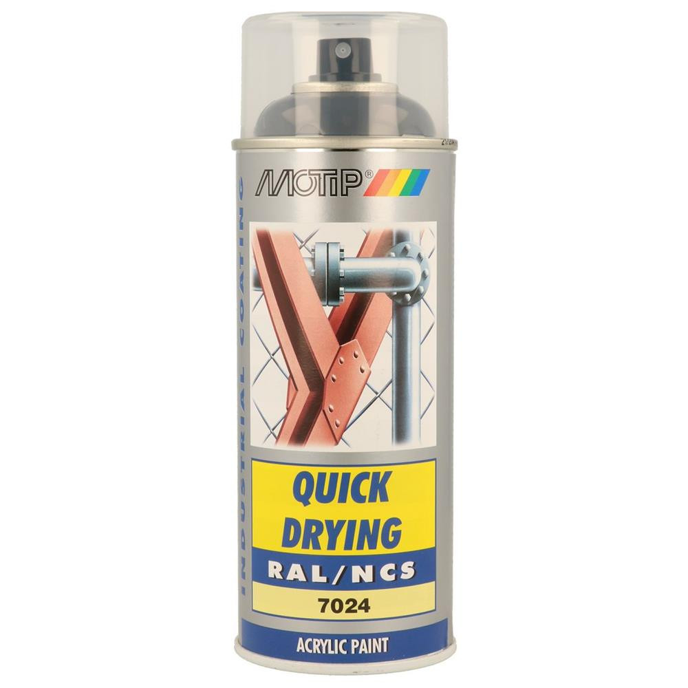 Aerosol paint RAL 7024 MOTIP RAL 400ml - MTP-07151 - 07151 - 8711347128815