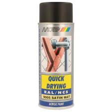 Spuitverf RAL 9005 MOTIP RAL 400ml - MTP-07164 - 07164 - 8711347129072