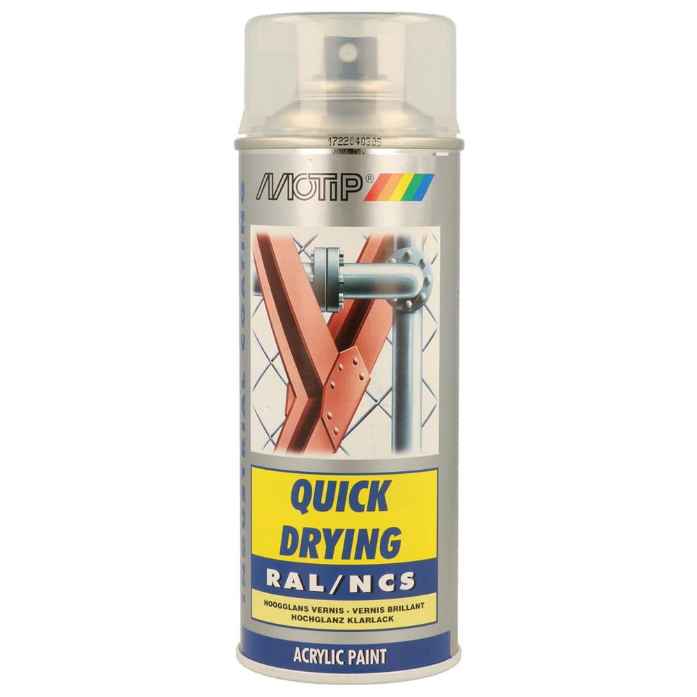 Lac aerosol transparent pentru utilizare profesională MOTIP RAL 400 ml - MTP-07242 - 07242 - 8711347072422